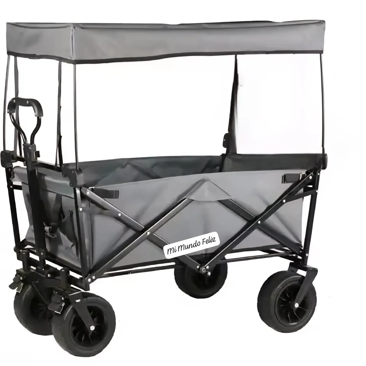 GENERICO - Carrito Carro de Carga Plegable LLanton XL Guiador GRIS