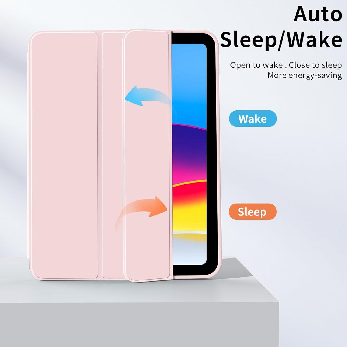 GENERICO - Mica + Funda case para  iPad 10ma Gen 10.9 (2022) PREMIUM Porta Pencil