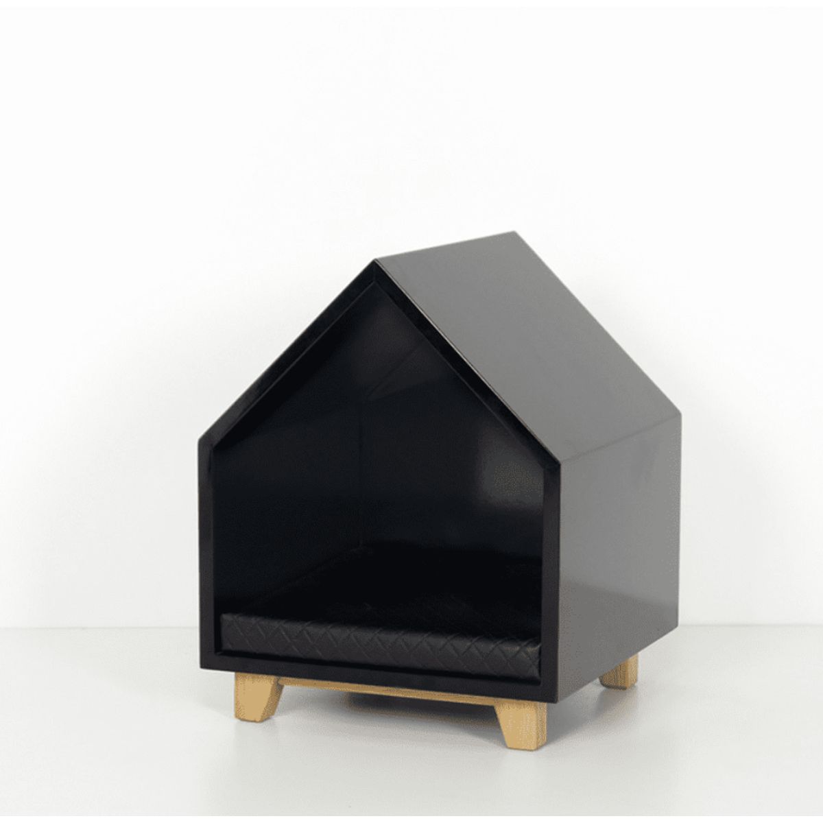 NACION MUEBLES - CASA CAMA PARA MASCOTAS ROGER COLOR NEGRO NM