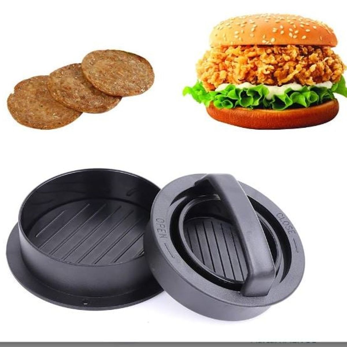 GENERICO - Prensa para hacer hamburguesas