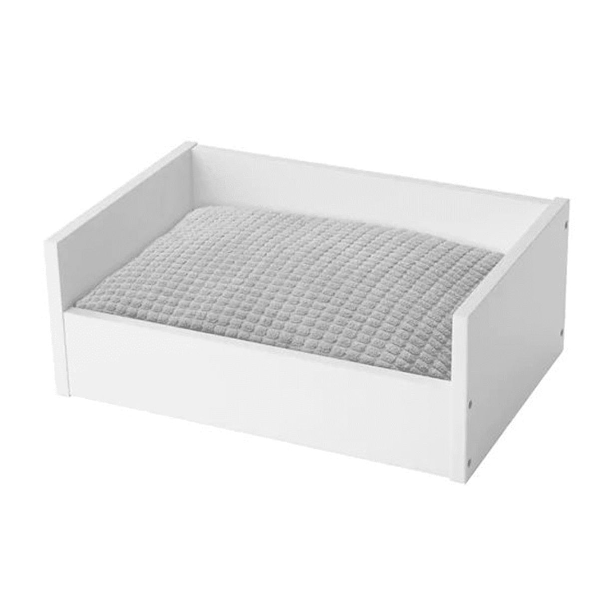 NACION MUEBLES - CAMA PARA MASCOTAS LINDA COLOR BLANCO NM