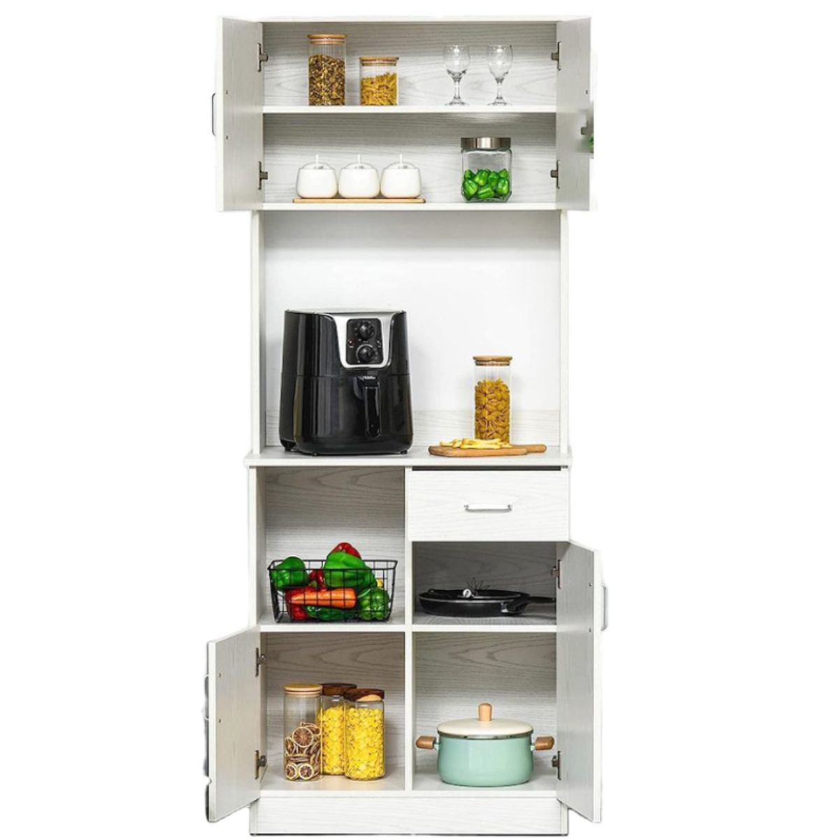 NACION MUEBLES - ALACENA BOGOTA COLOR BLANCO NM