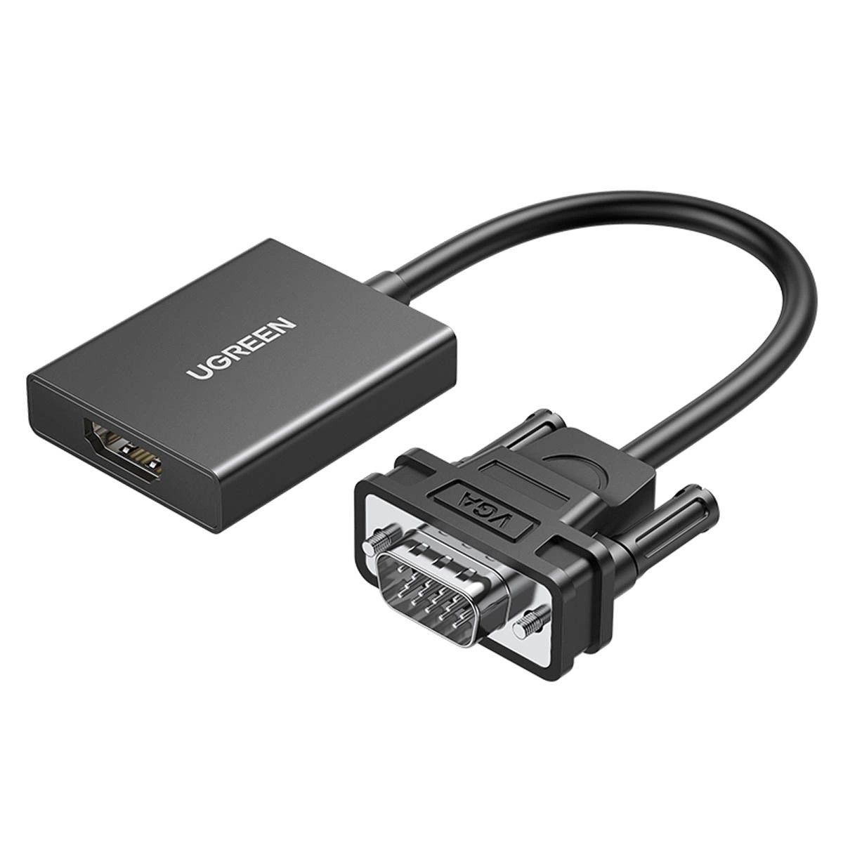 UGREEN - Cable VGA Macho HDMI Hembra 1080p 15cm CM513 Ugreen - 50945