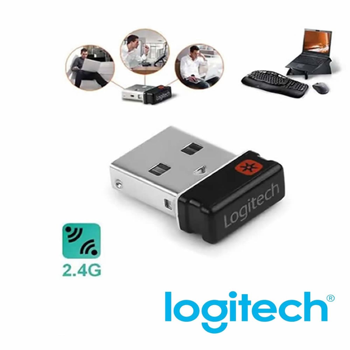 LOGITECH - RECEPTOR USB UNIFYING INALAMBRICO LOGITECH CONECTA HASTA 6