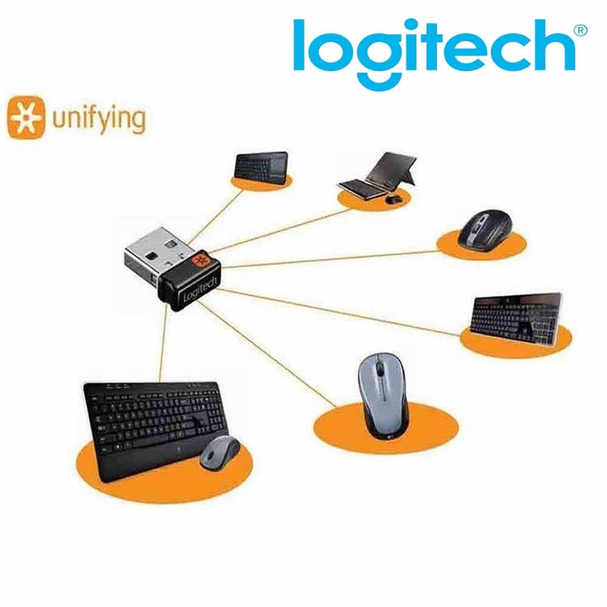LOGITECH - RECEPTOR USB UNIFYING INALAMBRICO LOGITECH CONECTA HASTA 6