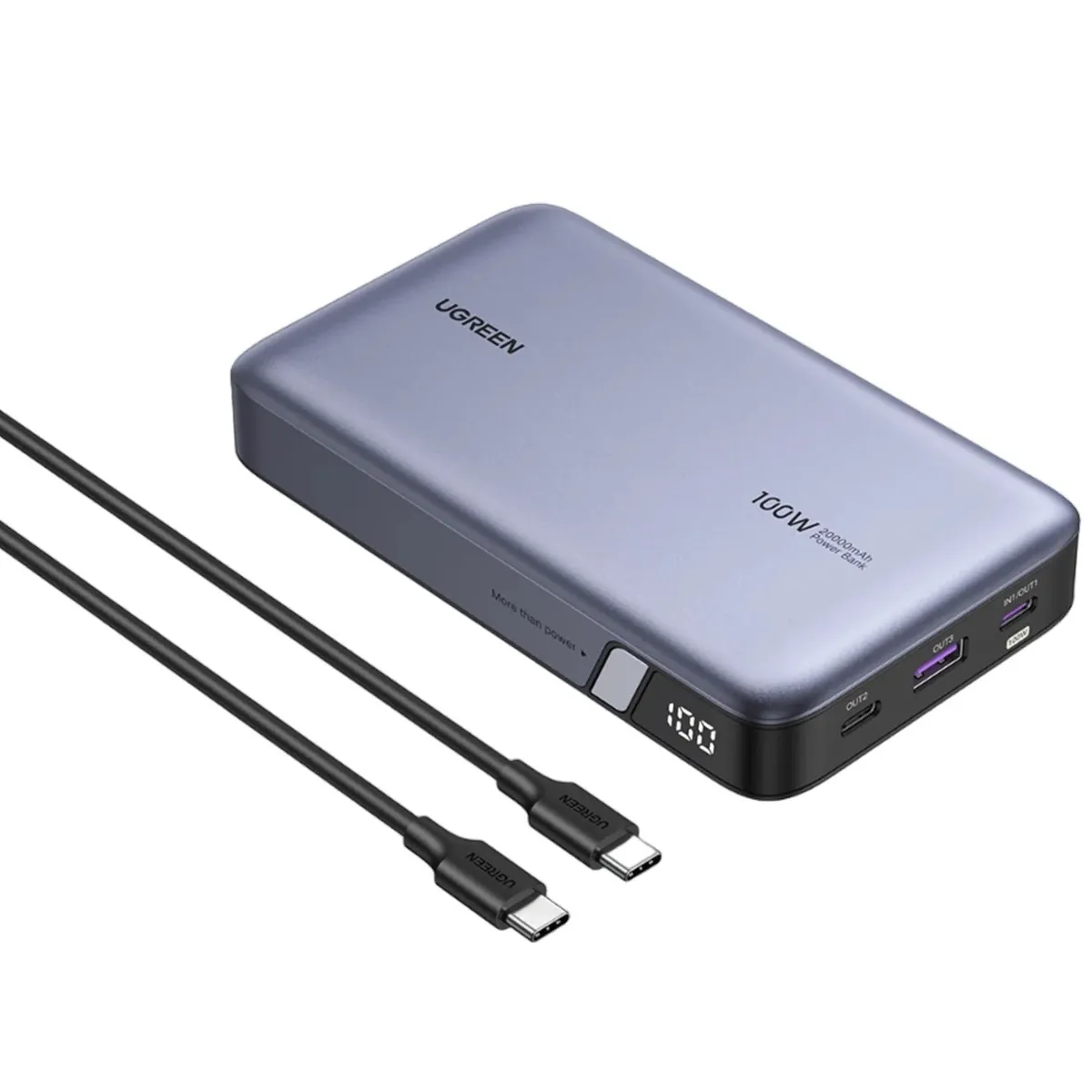 UGREEN - Cargador portátil Nexode 20000 mAh 100W Powerbank UGREEN PB720 - 25188