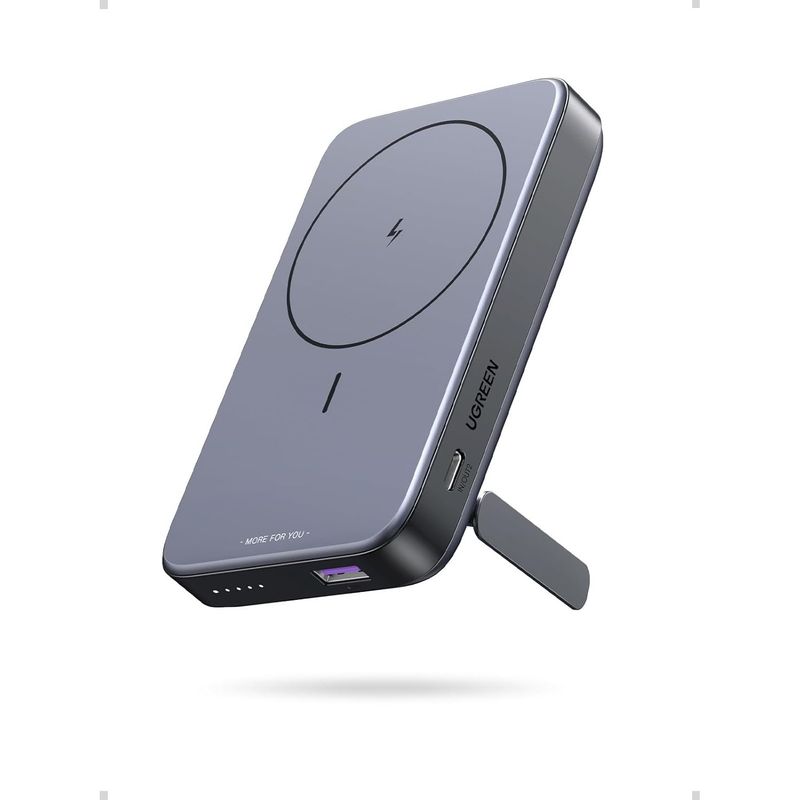 UGREEN - Powerbank Inalámbrico Magsafe 10A PB206 20W + Soporte Plegable - 15086