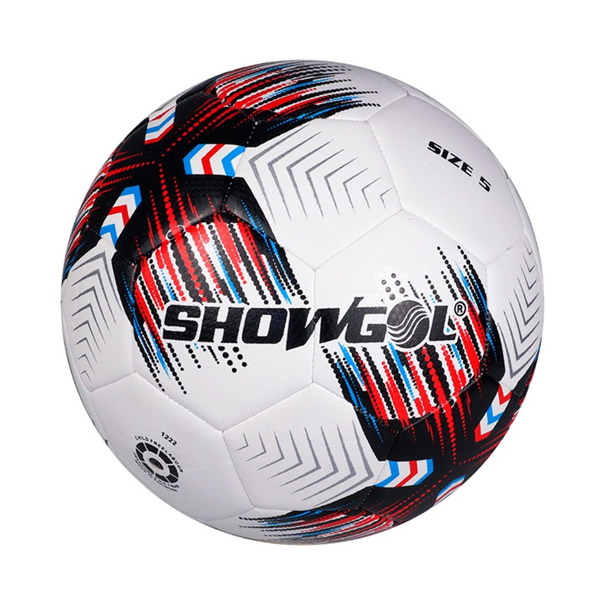 SHOWGOL - PELOTA PARA FÚTBOL TALLA 5 PU JAPONÉS COSIDO BLASTER ROJO