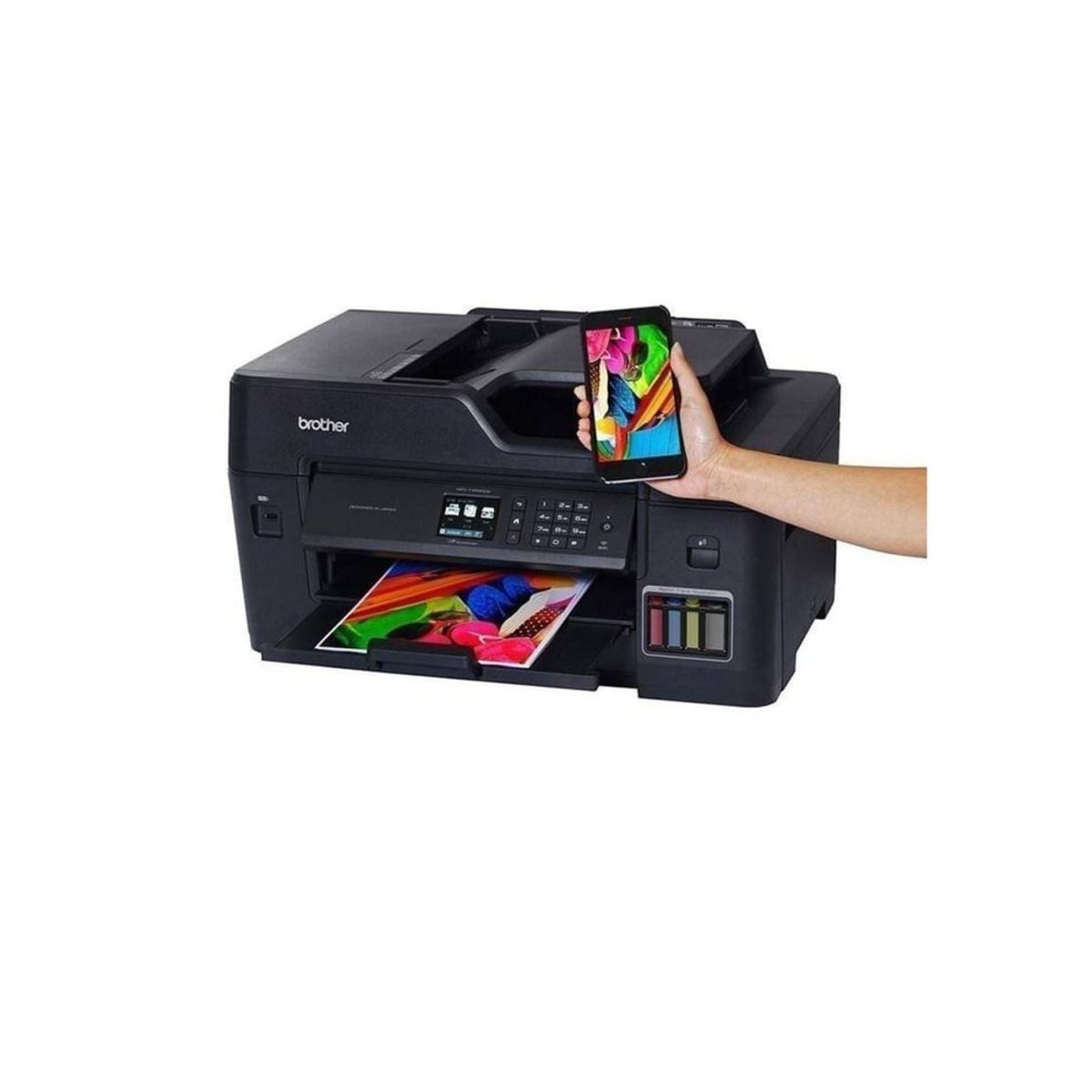 Brother - Impresora t4500dw Sistema Continuo WIFI Brother Multifuncional