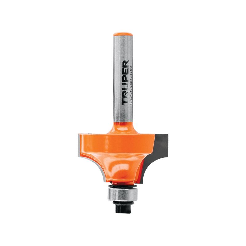 TRUPER - Fresa 1 1/8" Redondeadora con Rodaje para Madera 102725 Truper