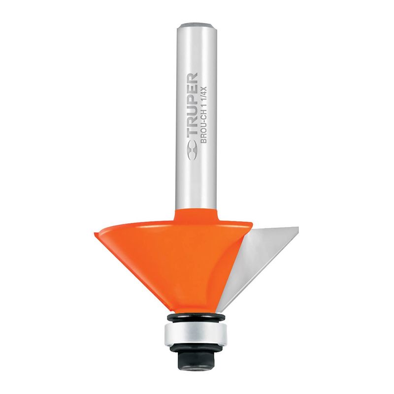 TRUPER - Fresa 1 1/4" Chafan con Rodaje para Madera 11468 Truper