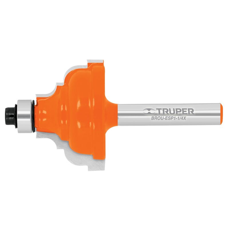 TRUPER - Fresa 1 1/4" Española con Rodaje para Madera 10676 Truper