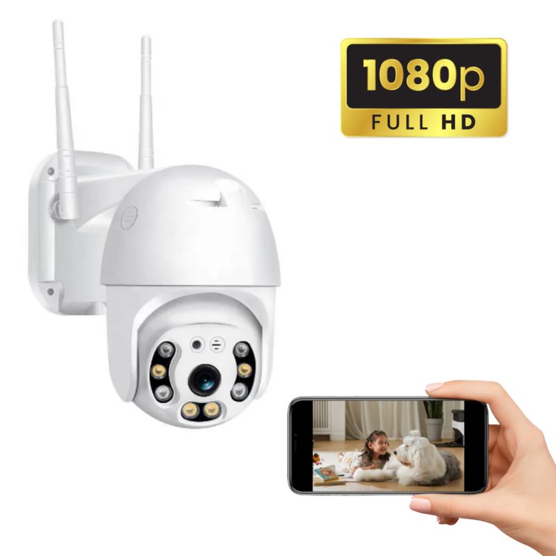 GENERICO - Camara de Seguridad Wifi Full HD para Exterior y Sensor Movimiento