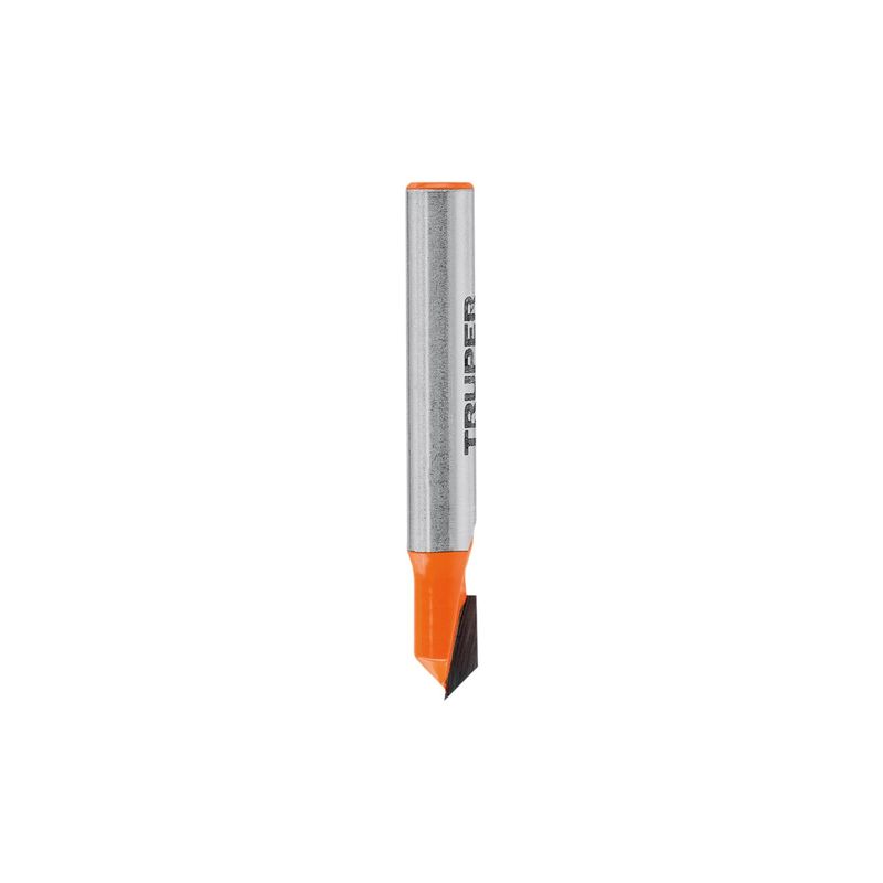 TRUPER - Fresa 1/4" Corte en V para Madera 102718 Truper