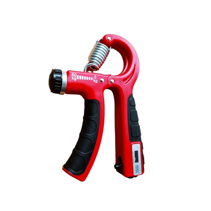 GENERICO - Hand Grip Regulable 60 Kg Con Contador Rojo
