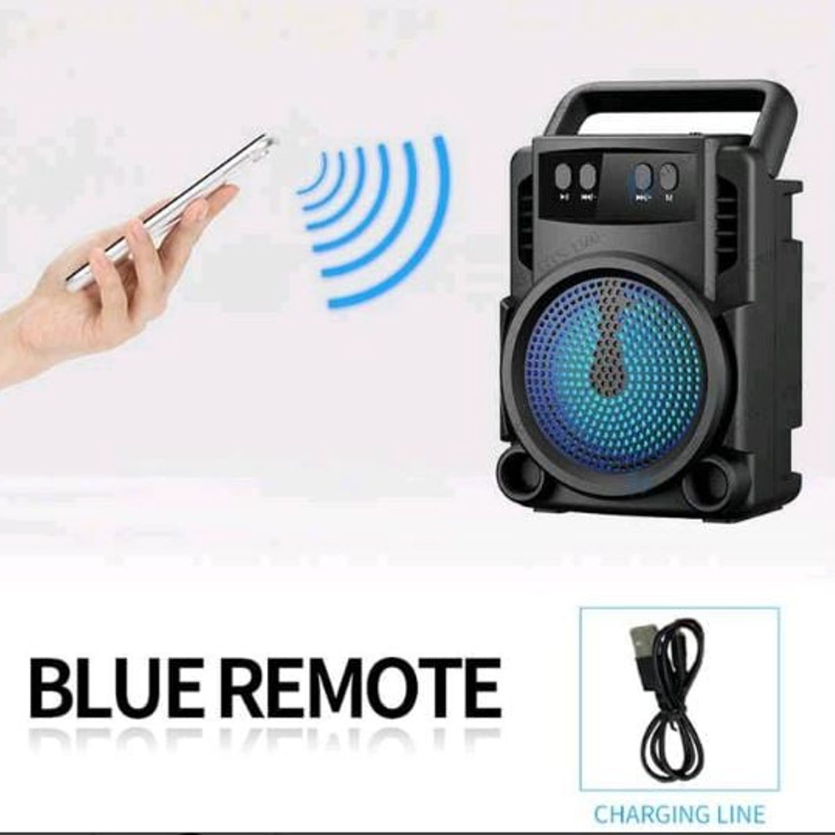 GENERICO - Mini  Bocina portátil con Bluetooth