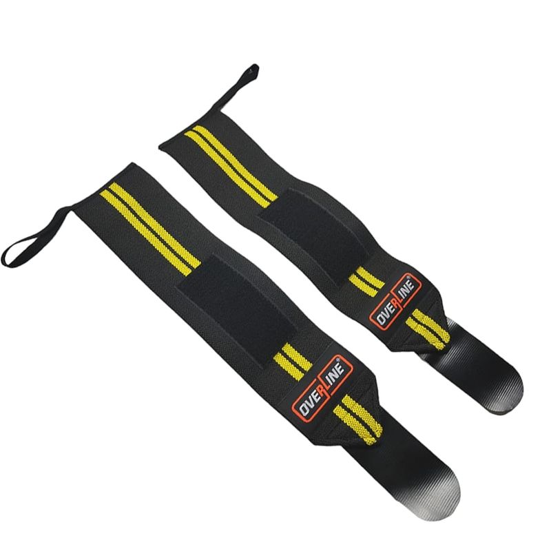 GENERICO - Muñequera de Potencia  Overline Color Negro con Amarillo