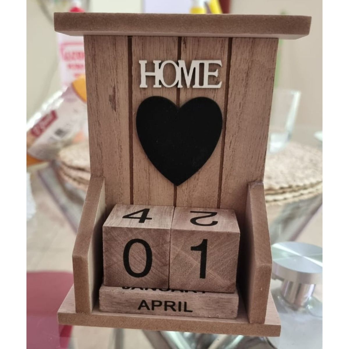 GENERICO - Calendario de Mesa Beige Vintage