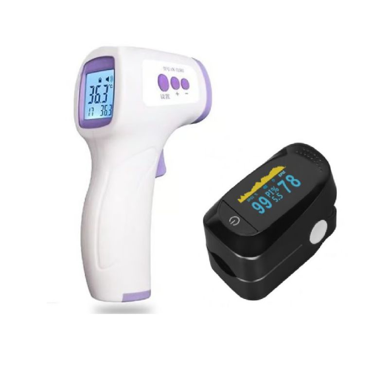 GENERICO - PACK OXIMETRO Y TERMOMETRO INFRARROJO