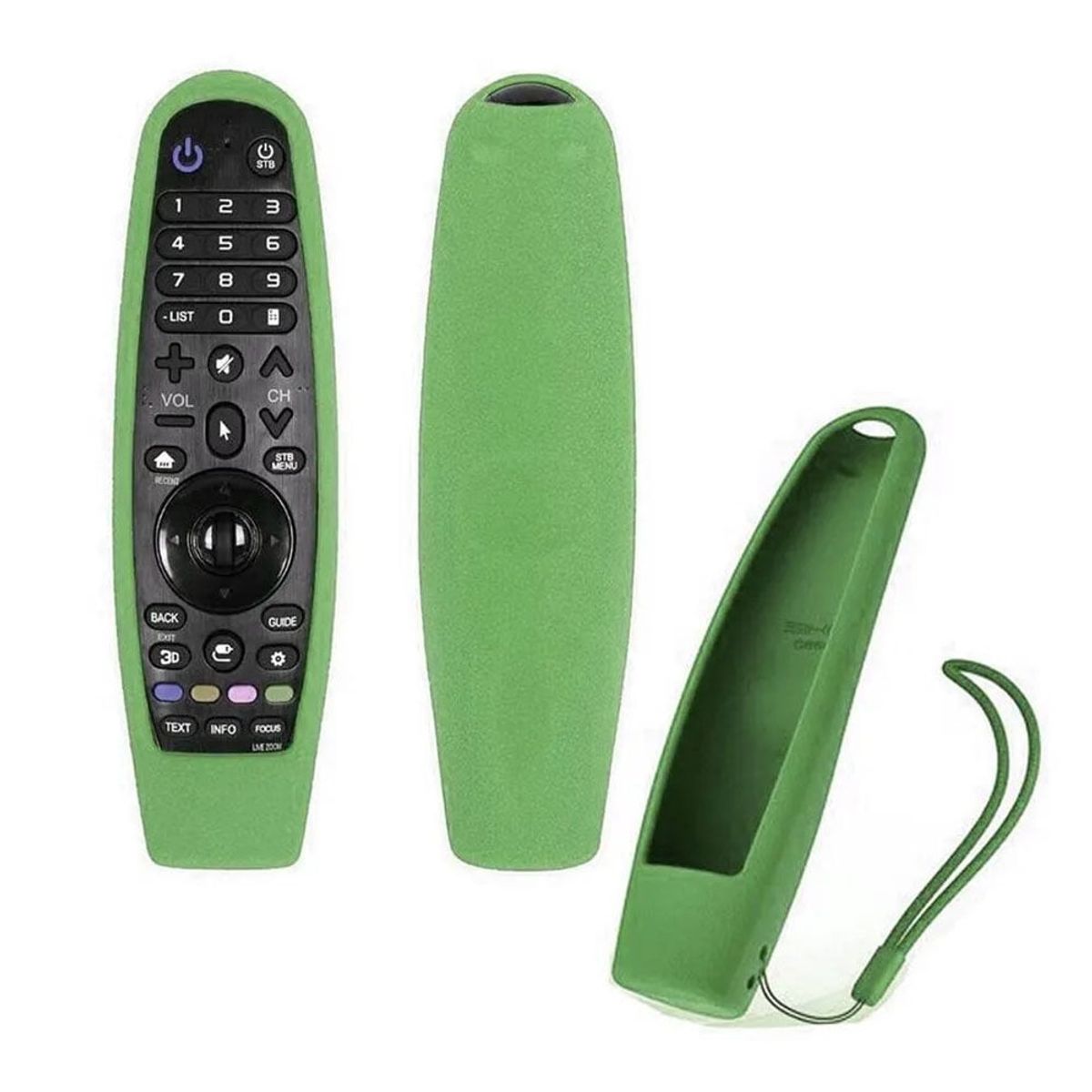 GENERICO - Funda de Silicona Para Control Magic LG - Verde