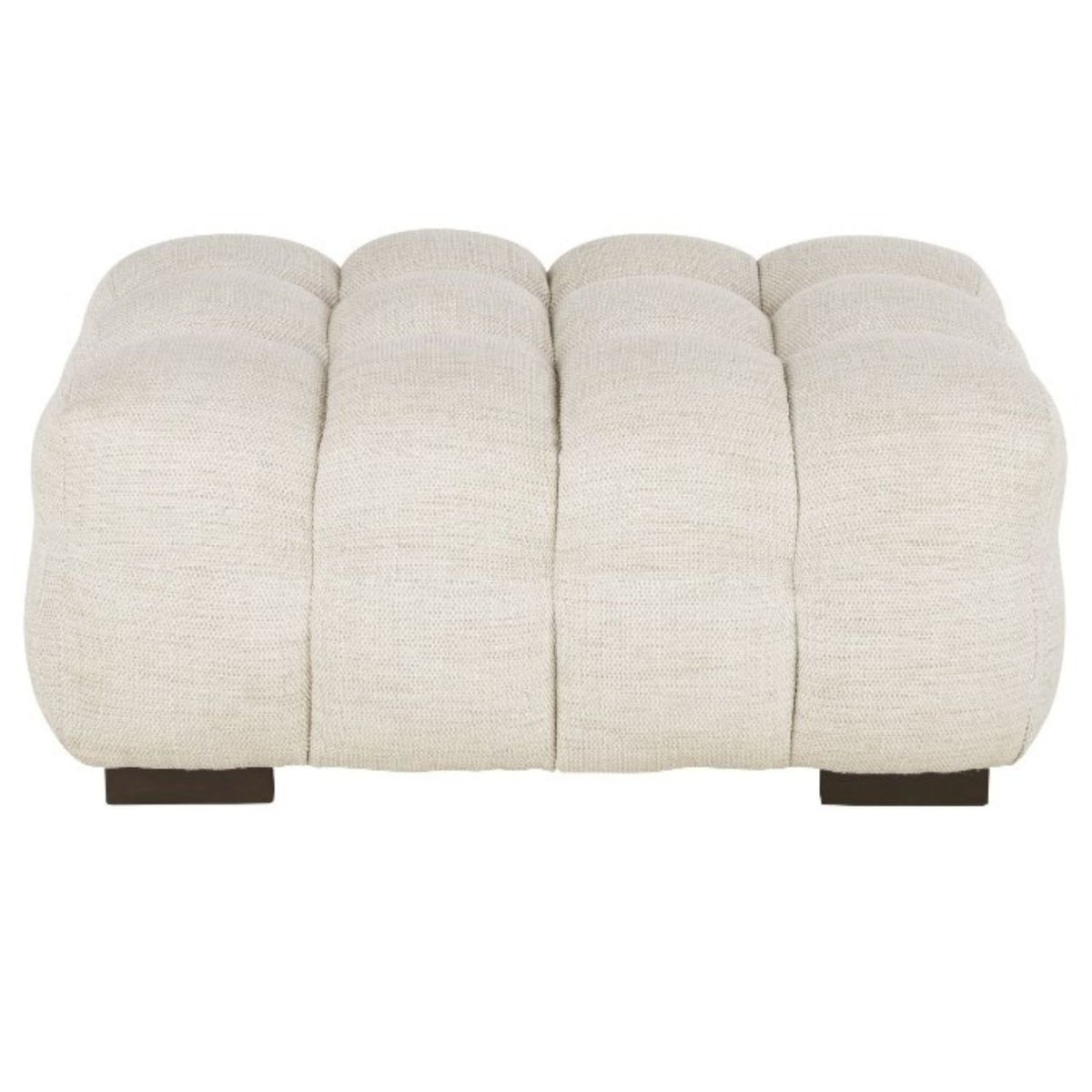 GENERICO - Puff Cuadrado Otomano Maria Beige Decoban Hogar