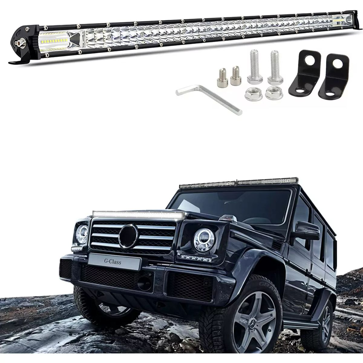 GENERICO - Barra Slim 60 Led 180w 50cm Blanco