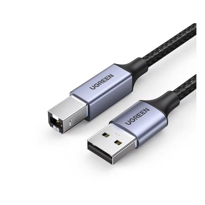 UGREEN - Cable Printer a USB-A 2.0 UGREEN, 3 Metros, Para Impresora
