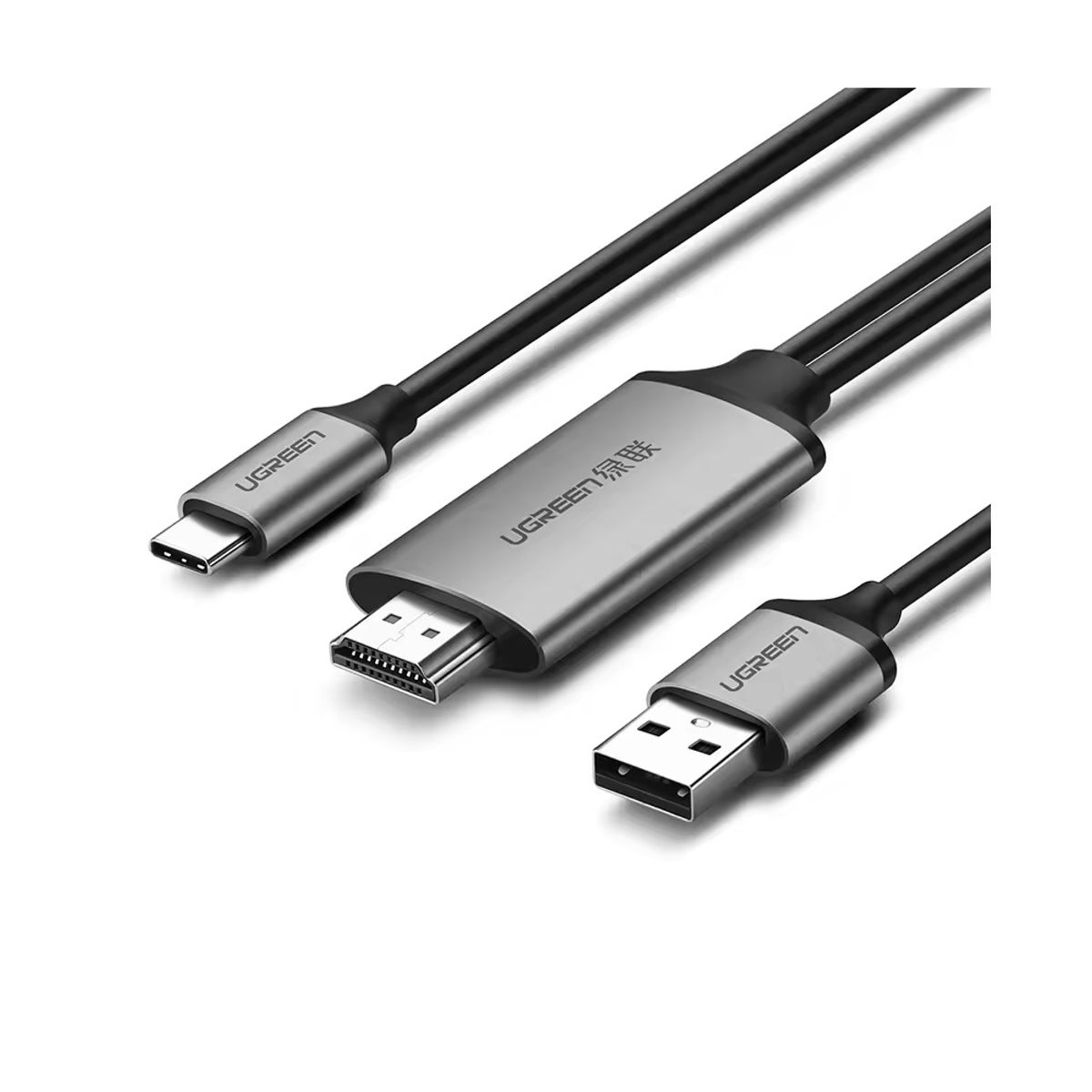 UGREEN - Cable USB-C a HDMI y USB-A UGREEN, 1.5 metros