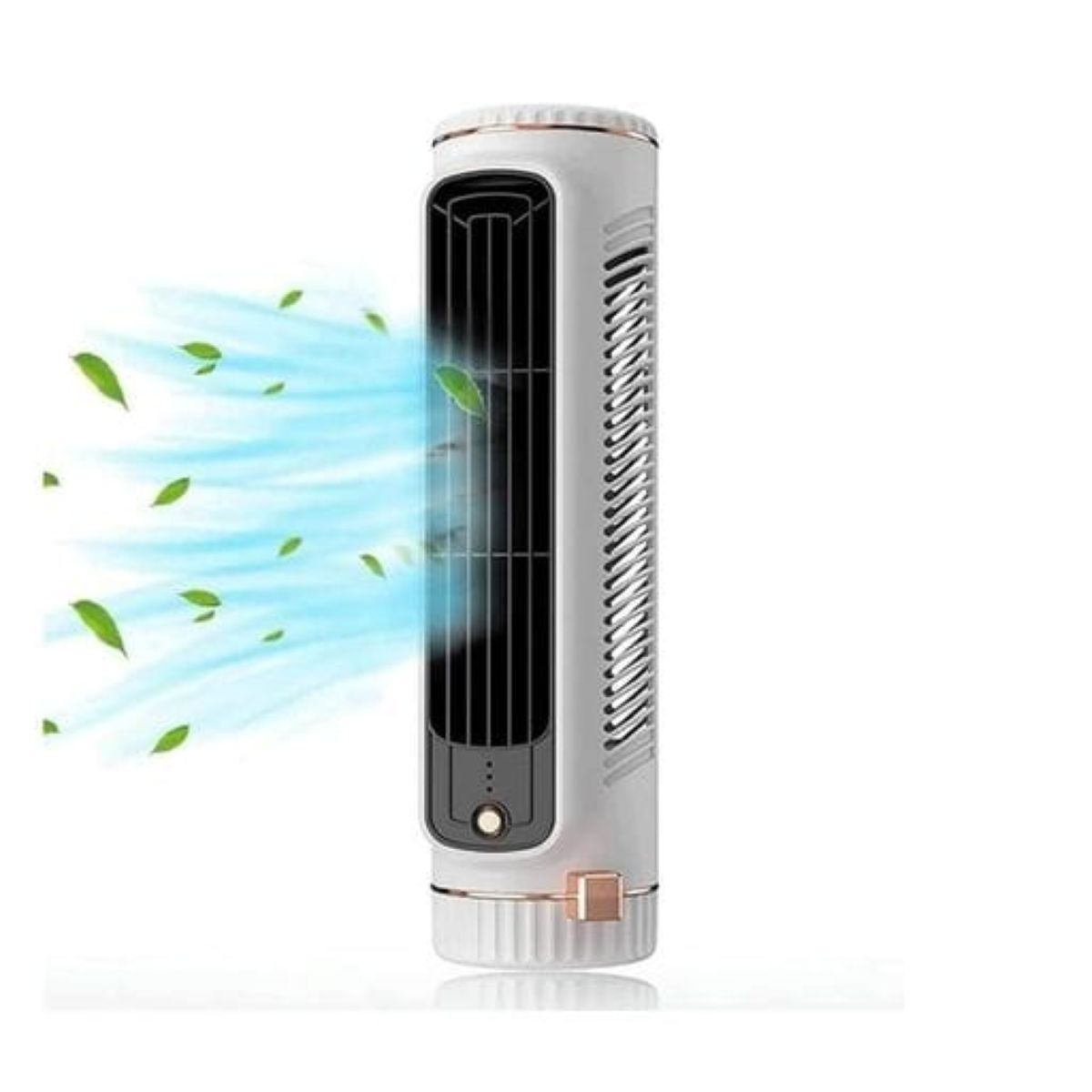 GENERICO - MINI VENTILADOR TORRE RECARGABLE DE ESCRITORIO