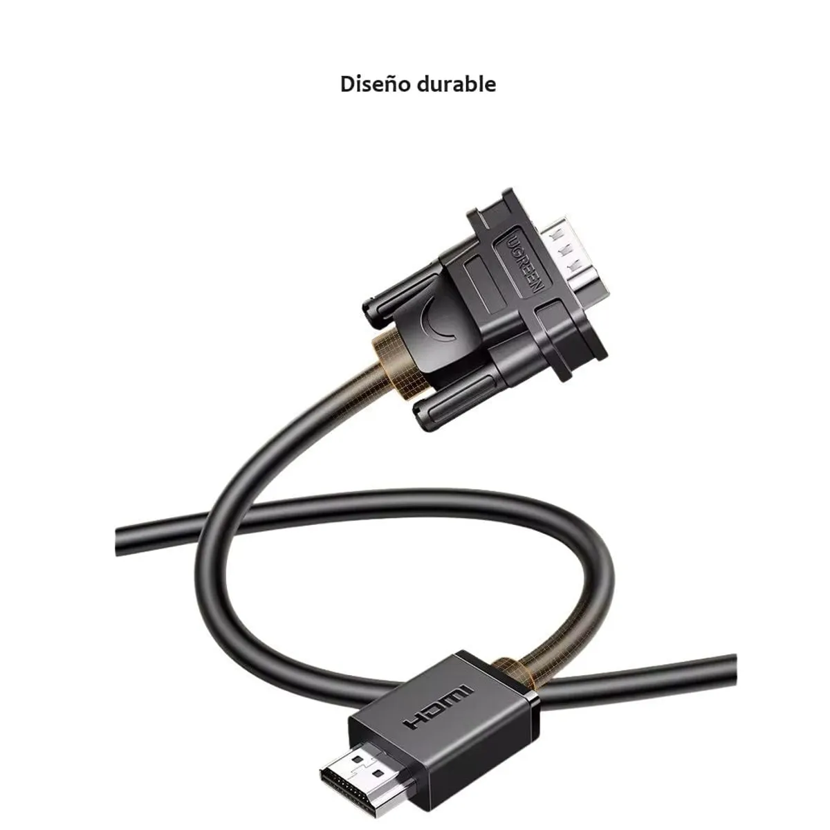 UGREEN - Cable VGA a HDMI UGREEN, 1.5 Metros