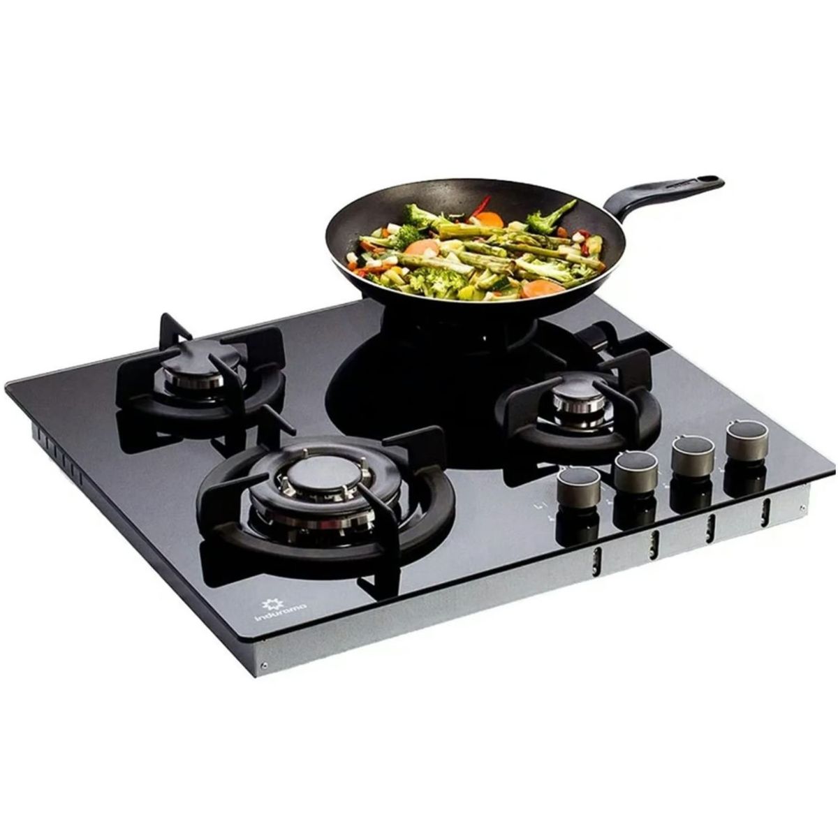INDURAMA - Encimera Indurama EGI-604VDNEG 4 Quemadores