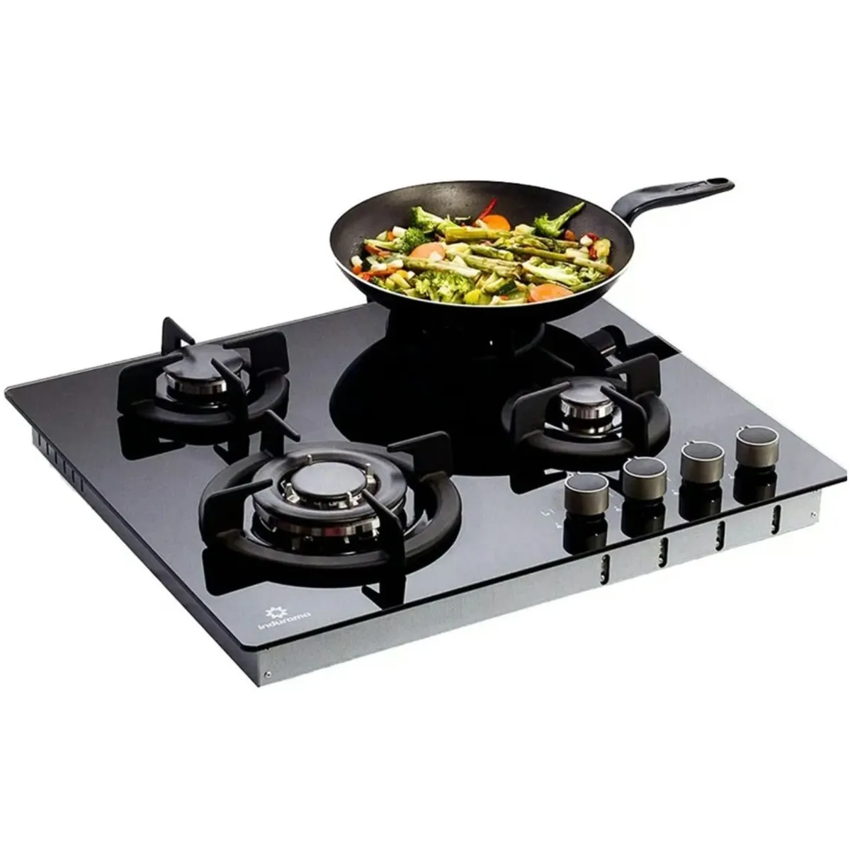 INDURAMA - Encimera Indurama EGI-604VDNEG 4 Quemadores