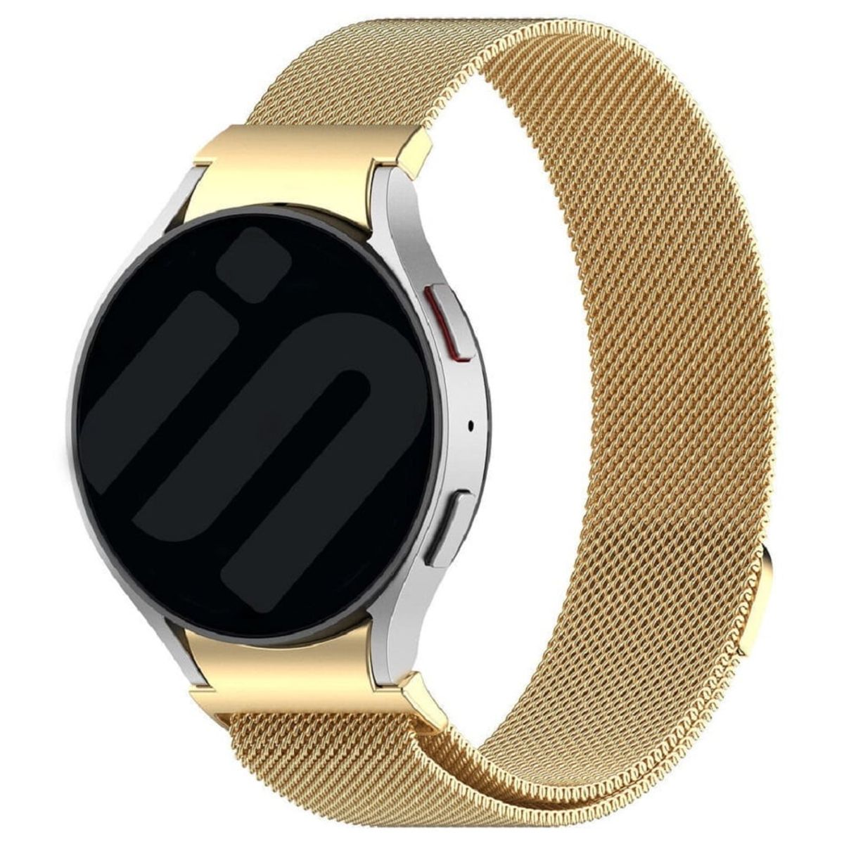 GENERICO - CORREA IMANTADA ACERO INOX PARA SAMSUNG WATCH 4-5-5PRO-6  DORADO