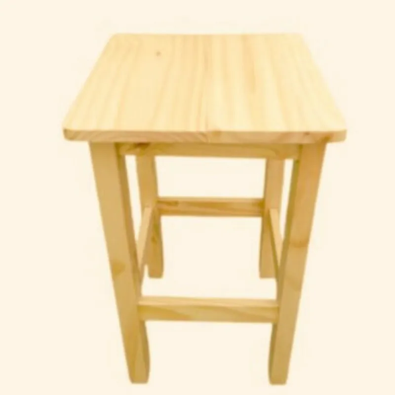 GENERICO - Banquito Banco Lizy cuadrado madera Pino natural