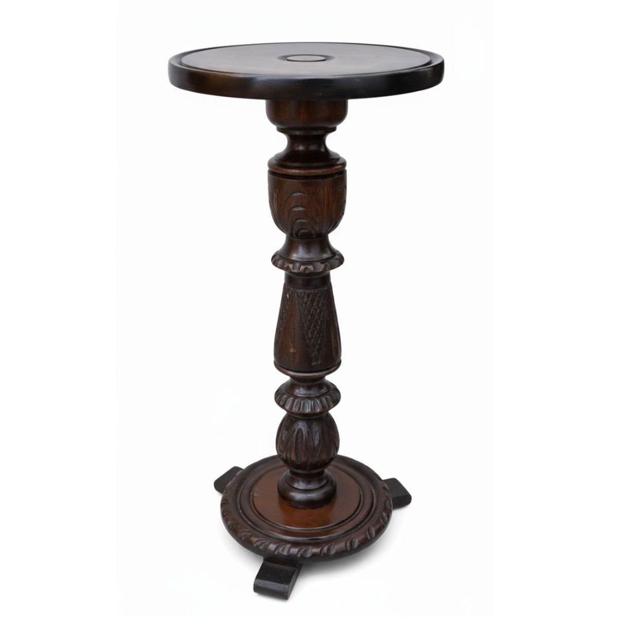 Mesa de madera redonda Mesa Pedestal de sala en caoba, marca GENERICO - Foto Principal