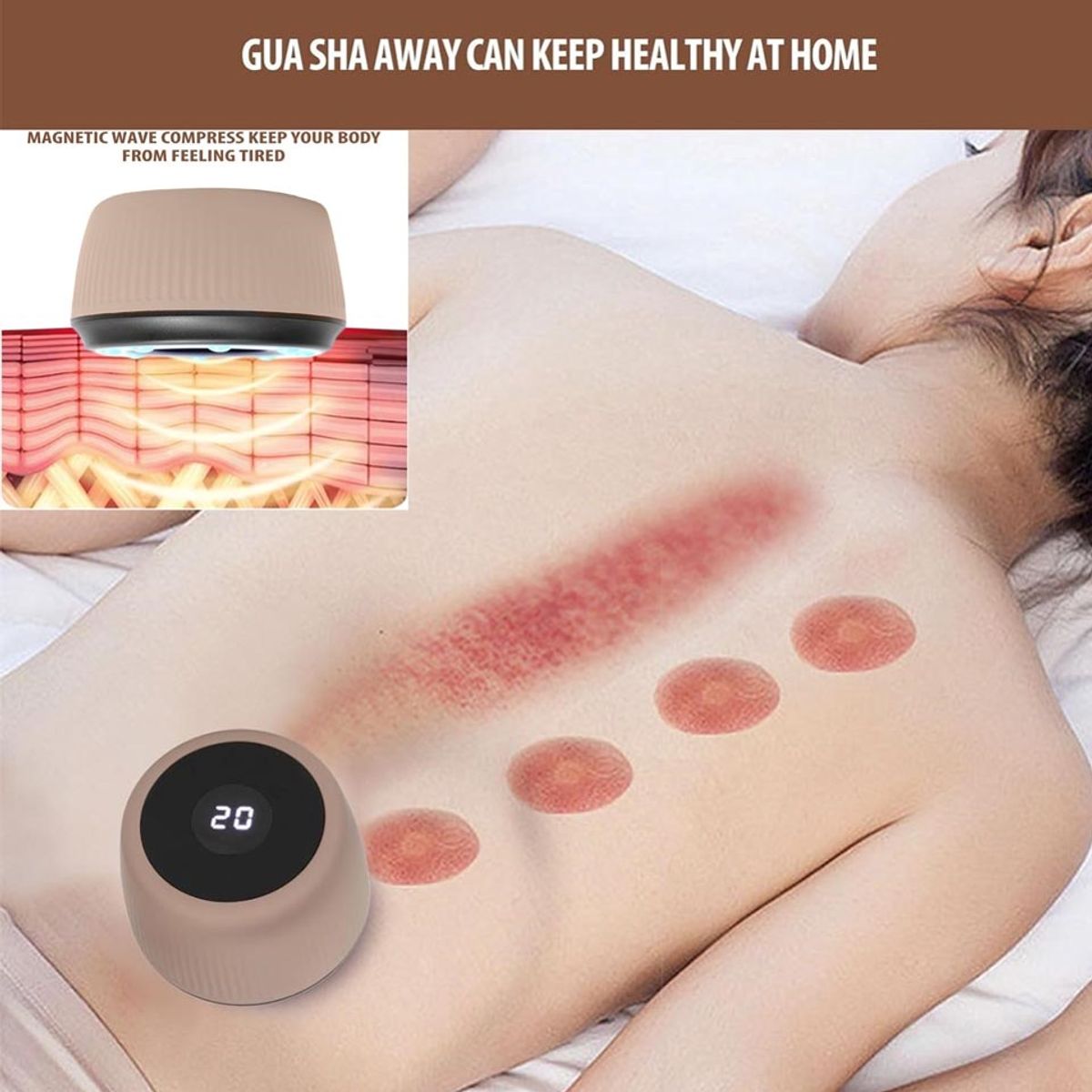 GENERICO - Ventosa recargable magnética de vacio inteligente