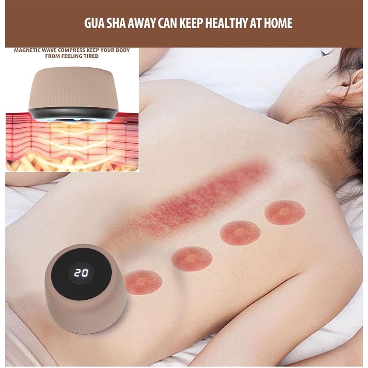 GENERICO - Ventosa recargable magnética de vacio inteligente