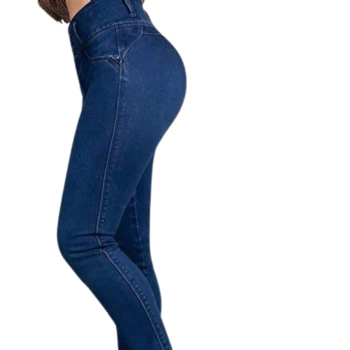 GENERICO - PANTALON JEAN STRECH  AZUL