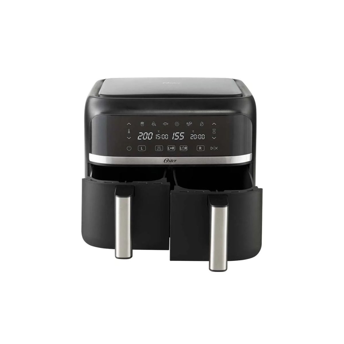 OSTER - FREIDORA DE AIRE OSTER CKSTAF7MCDDF DUAL 7.6 LITROS 1600 WATTS