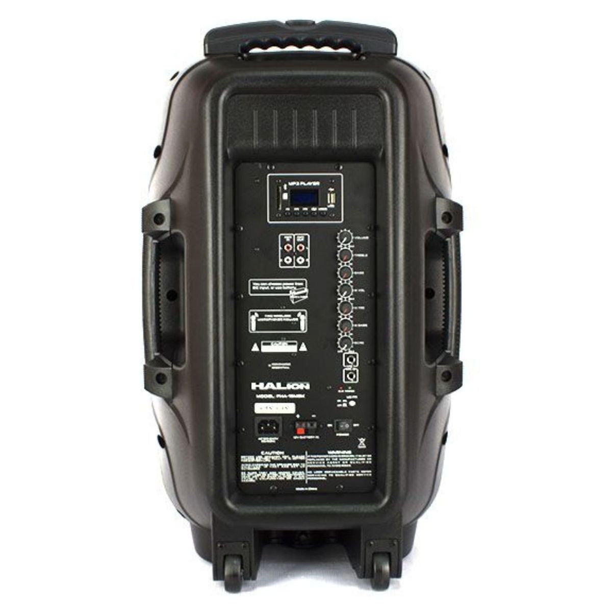 HALION - Parlante activo Halion PHA15MBK 15″ 2UHF MIC Batería