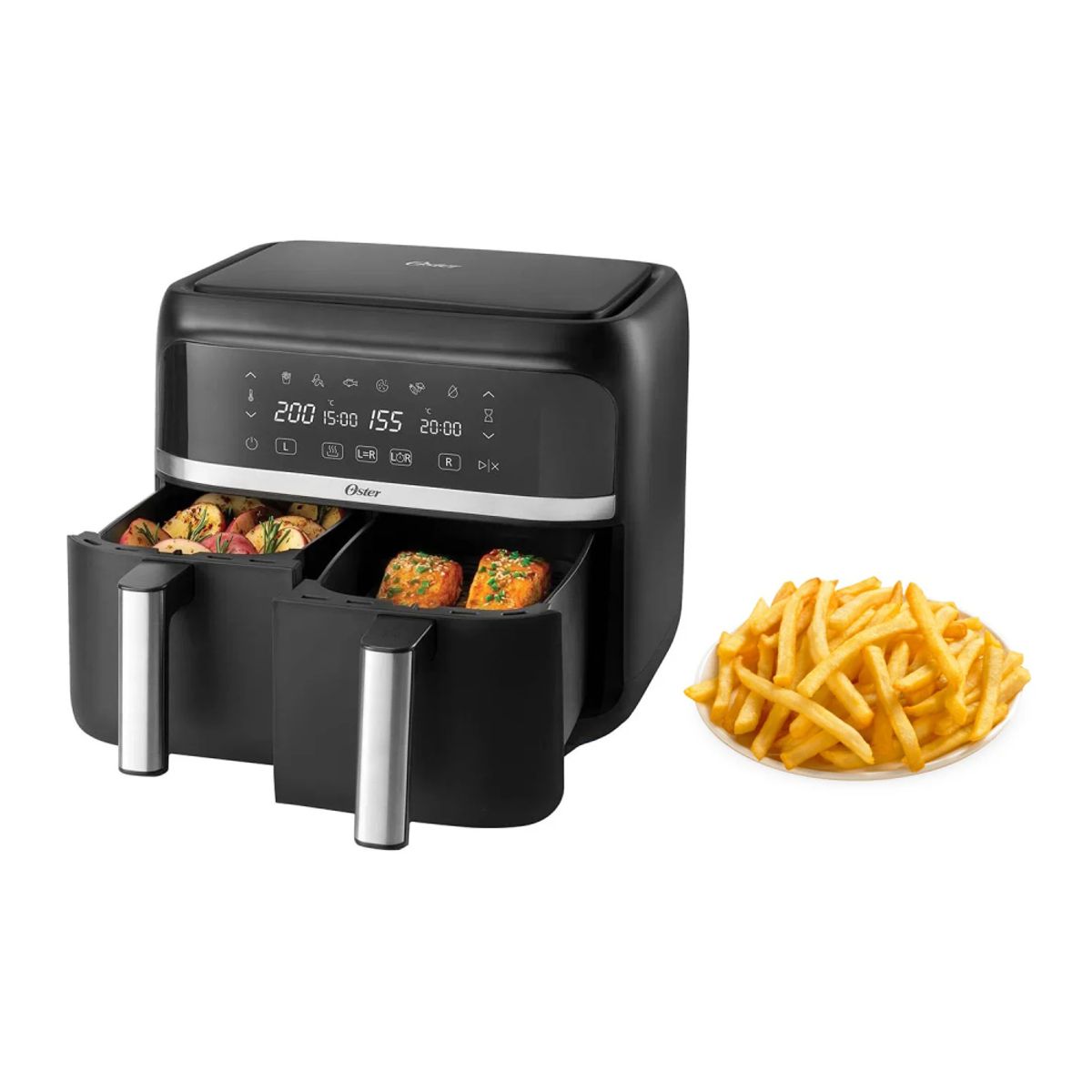 OSTER - Freidora de Aire Oster® Dual 76L CKSTAF7MCDDF