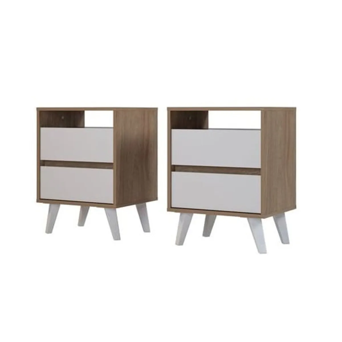 73 EXPERIENCE - Velador Dubal Blanco y Nogal 73 Experience