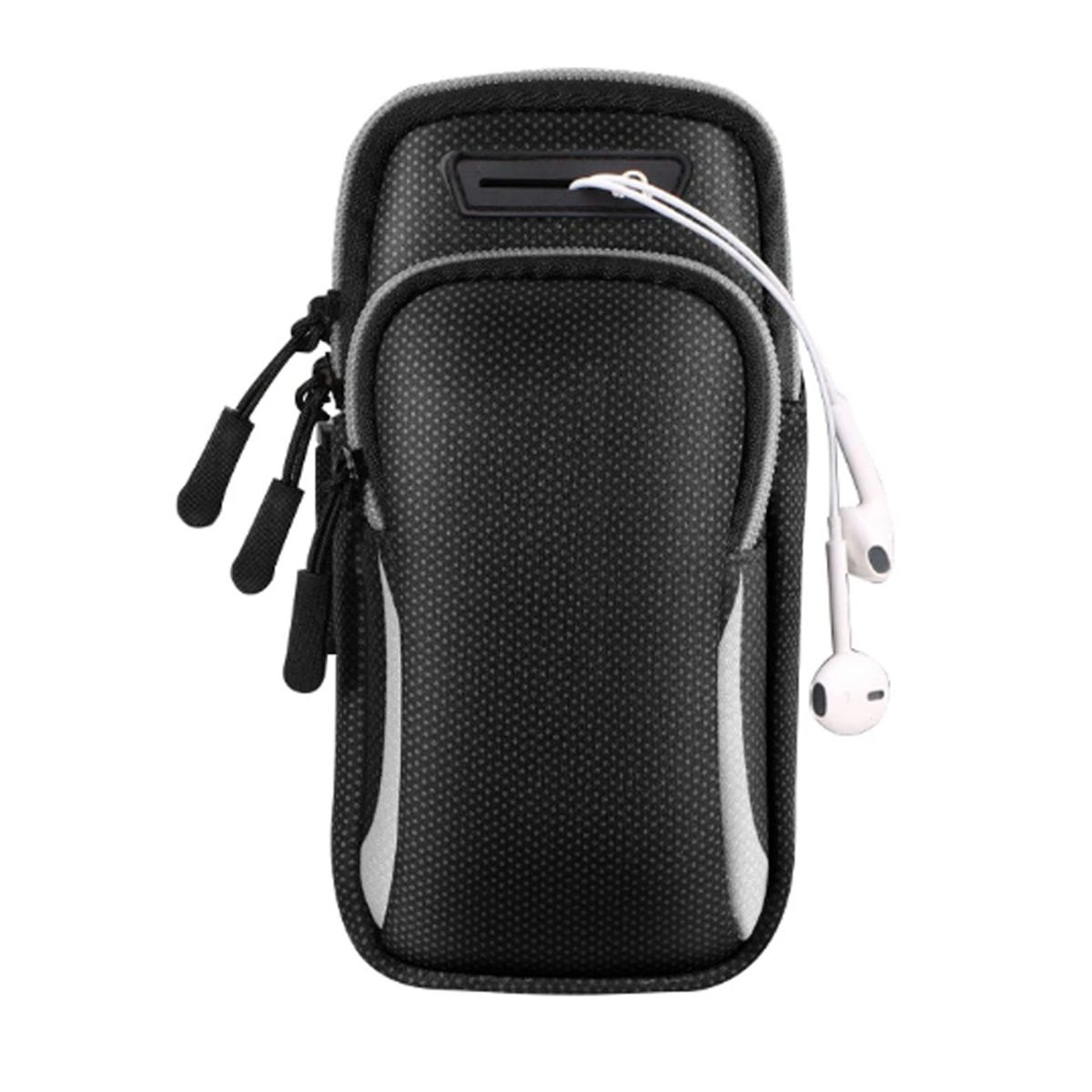 GENERICO - Bolso Porta Celular Deportivo Con Correa - Gris