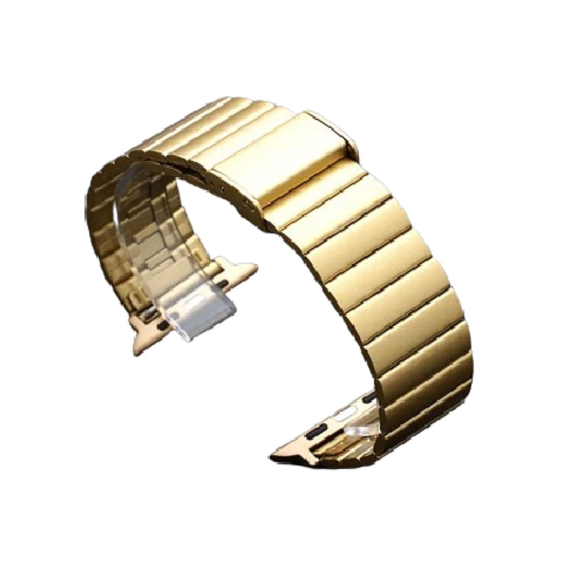 GENERICO - CORREA ESLABONES ACERO INOX PARA SAMSUNG WATCH 4-5-5PRO-6  DORADO