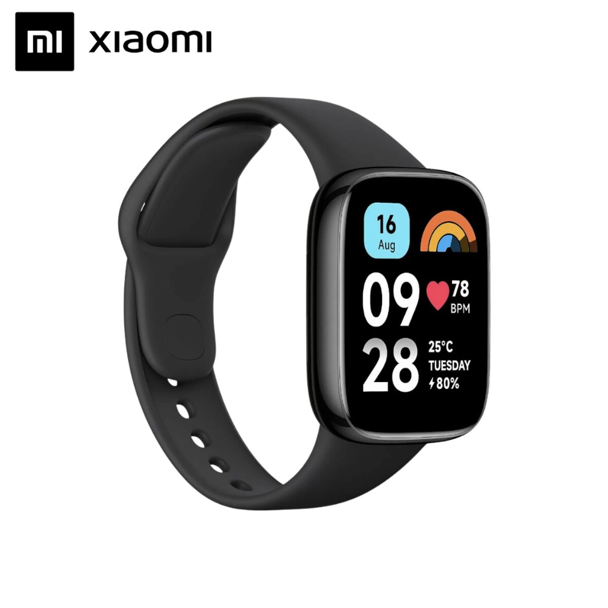 XIAOMI - Reloj Inteligente Xiaomi Redmi Watch 3 Active Negro Bluetooth 12 Días.