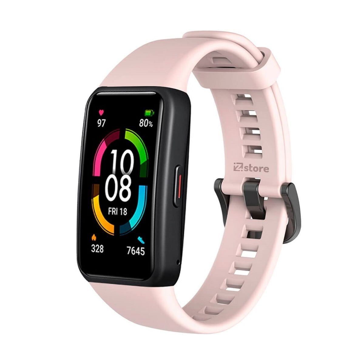 GENERICO - CORREA SILICONA PARA HUAWEI BAND 6 - ROSA