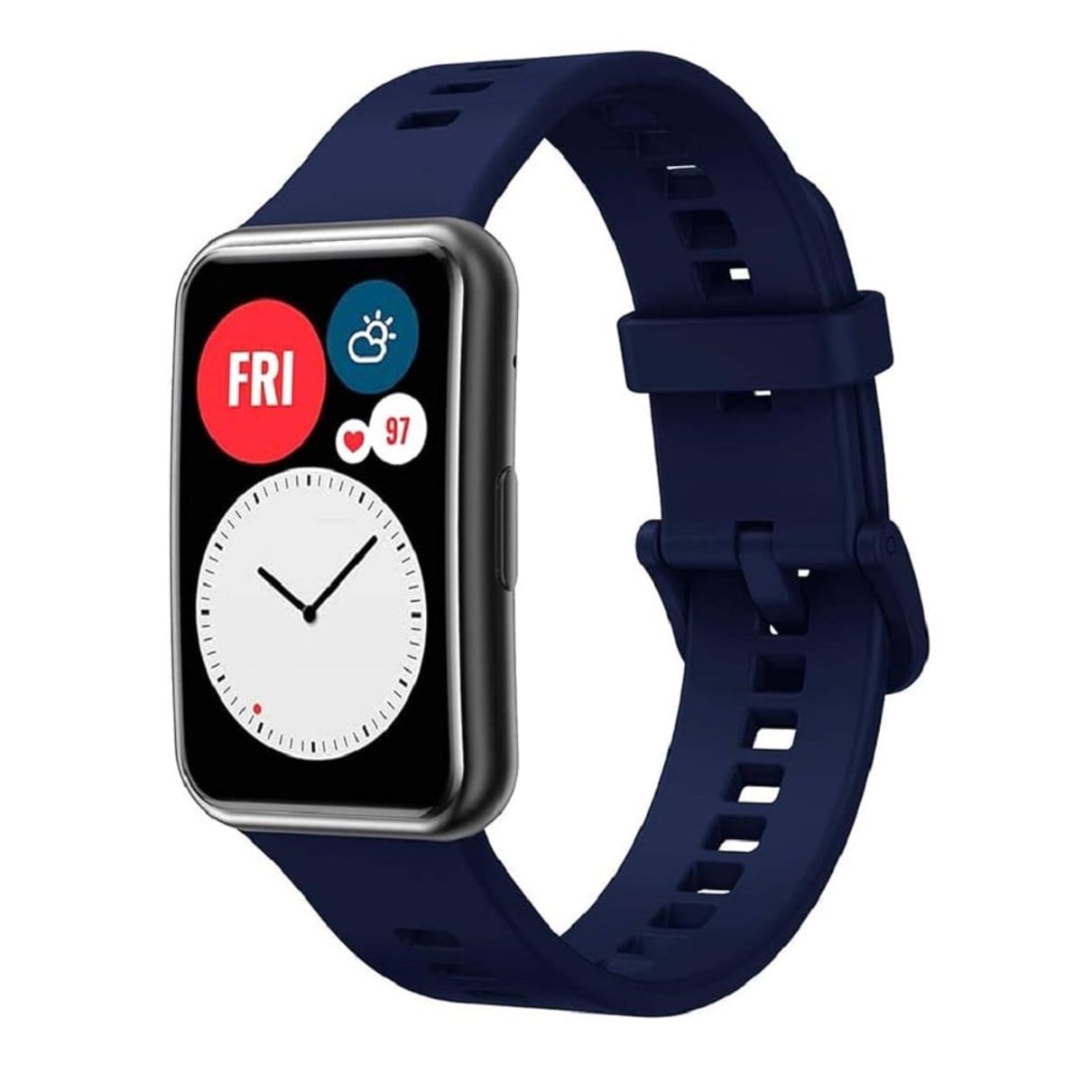 GENERICO - CORREA SILICONA PARA HUAWEI WATCH FIT - AZUL