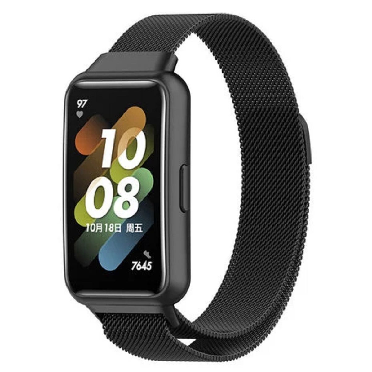 GENERICO - CORREA MILANESE HUAWEI BAND 7 IMANTADO - NEGRO