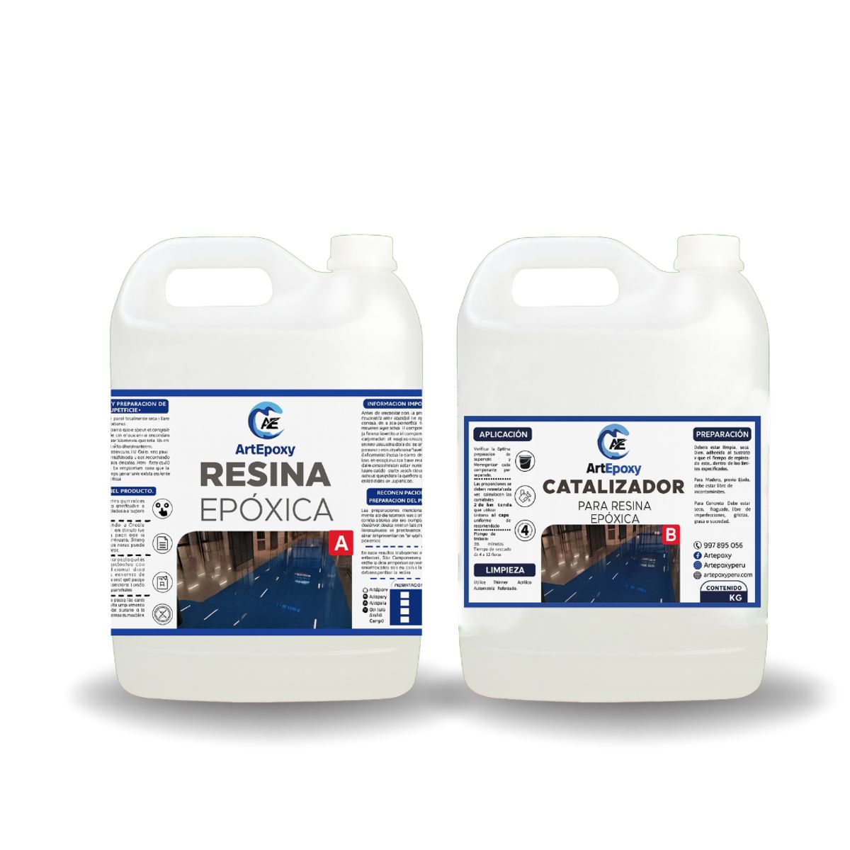 ARTEPOXY - KIT RESINA EPÓXICA  2:1 X 1 GL