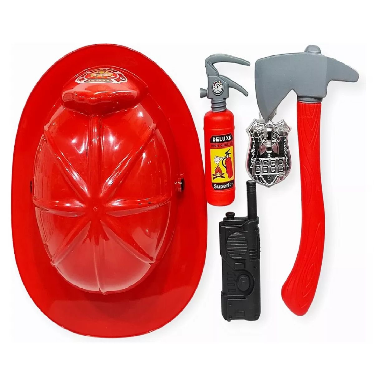 GENERICO - kit Herramientas de Juguete Bombero para Niiños 5 piezas